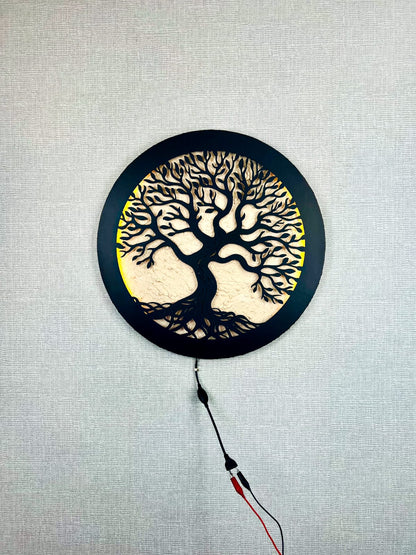 Golden Tree Wall Art – Mdf material Laser Cut Design