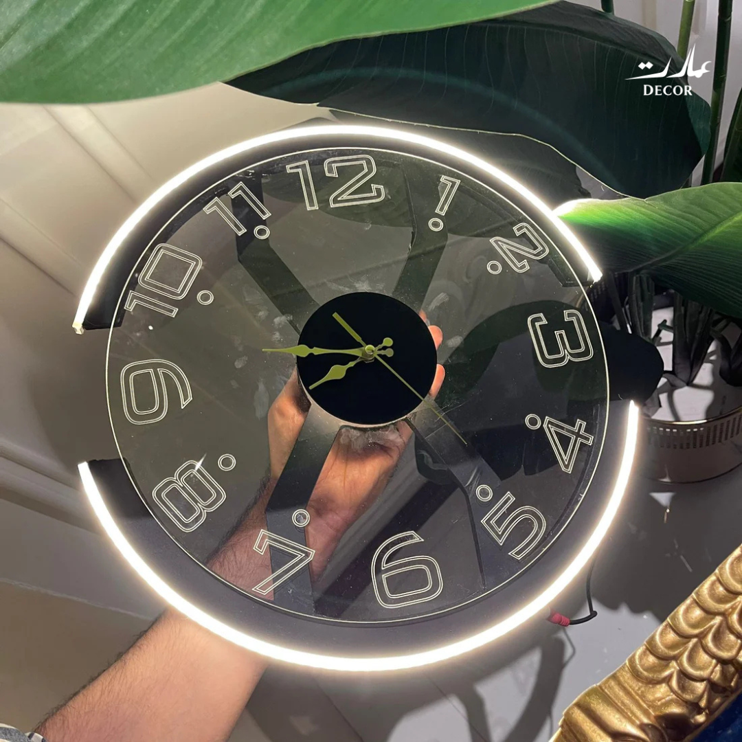 Modern LED Wall Clock – Stylish & Functional Timepiece