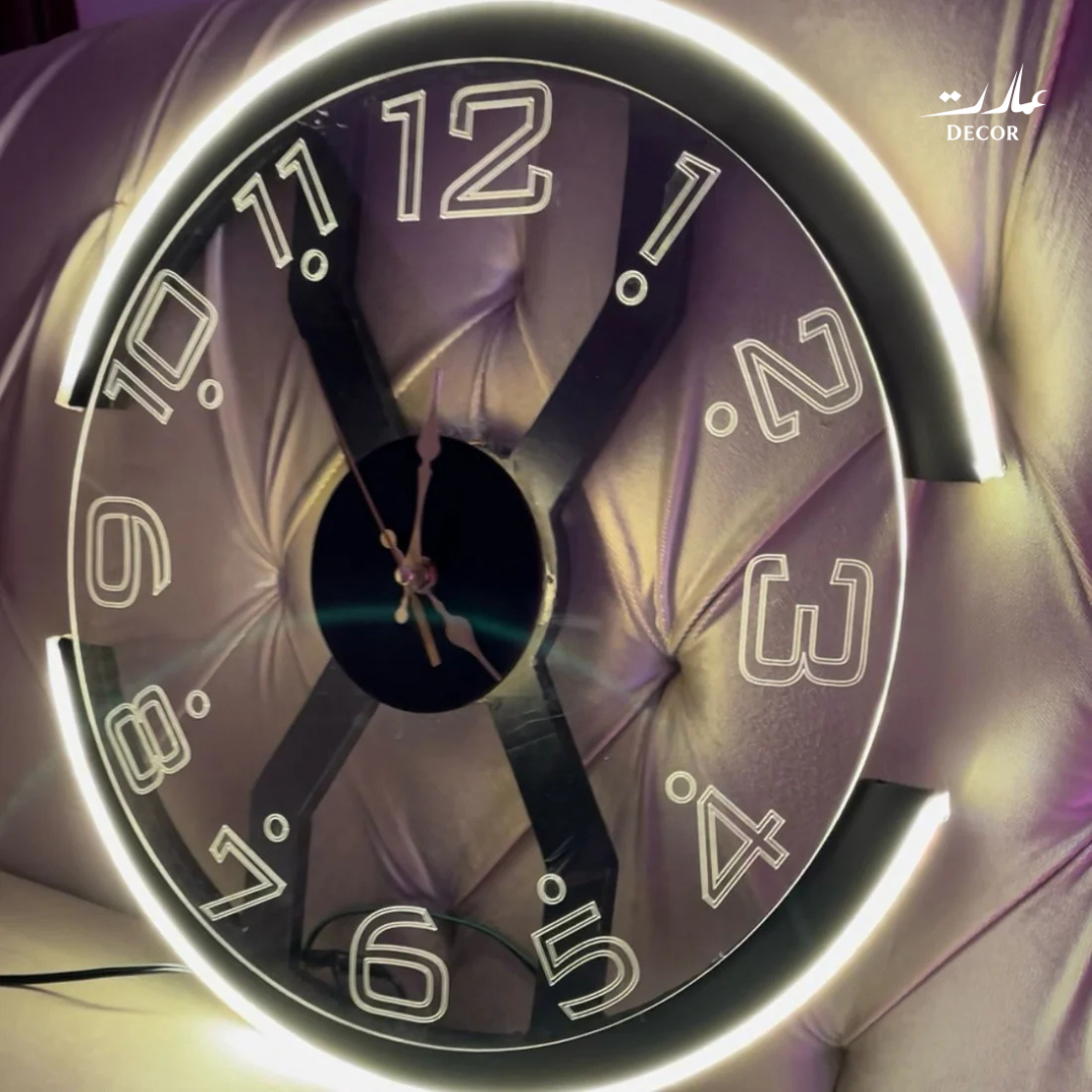 Modern LED Wall Clock – Stylish & Functional Timepiece