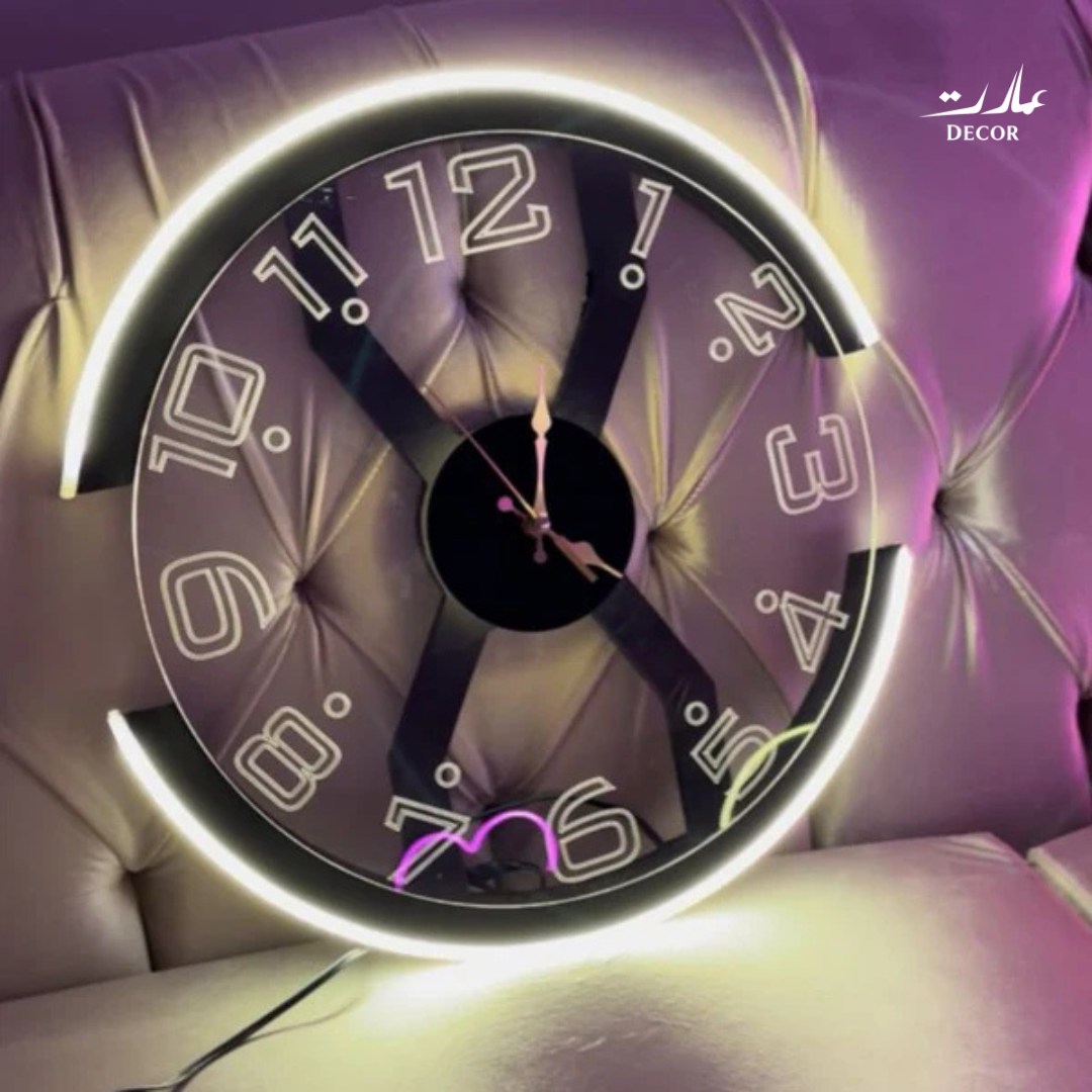 Modern LED Wall Clock – Stylish & Functional Timepiece