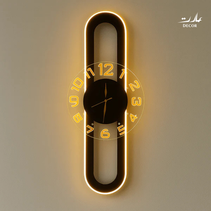 Rectangular LED Wall Clock – Modern Elegance for Any Space