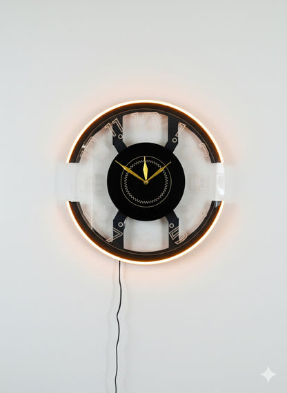 Modern LED Wall Clock – Stylish & Functional Timepiece