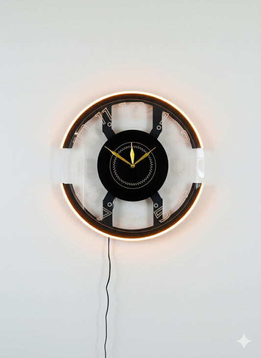 Modern LED Wall Clock – Stylish & Functional Timepiece