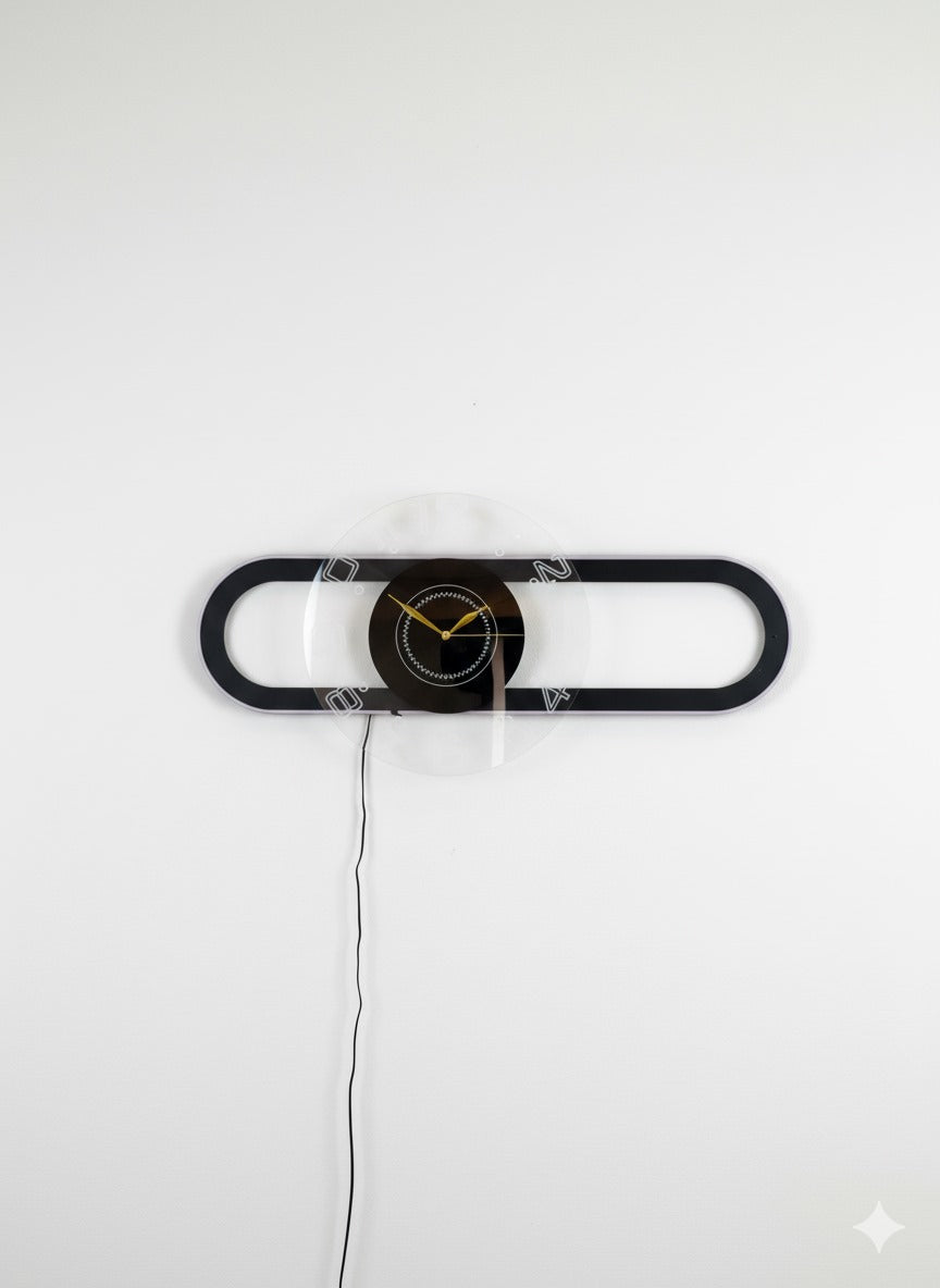 Rectangular LED Wall Clock – Modern Elegance for Any Space