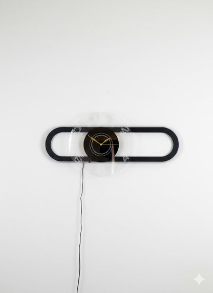 Rectangular LED Wall Clock – Modern Elegance for Any Space